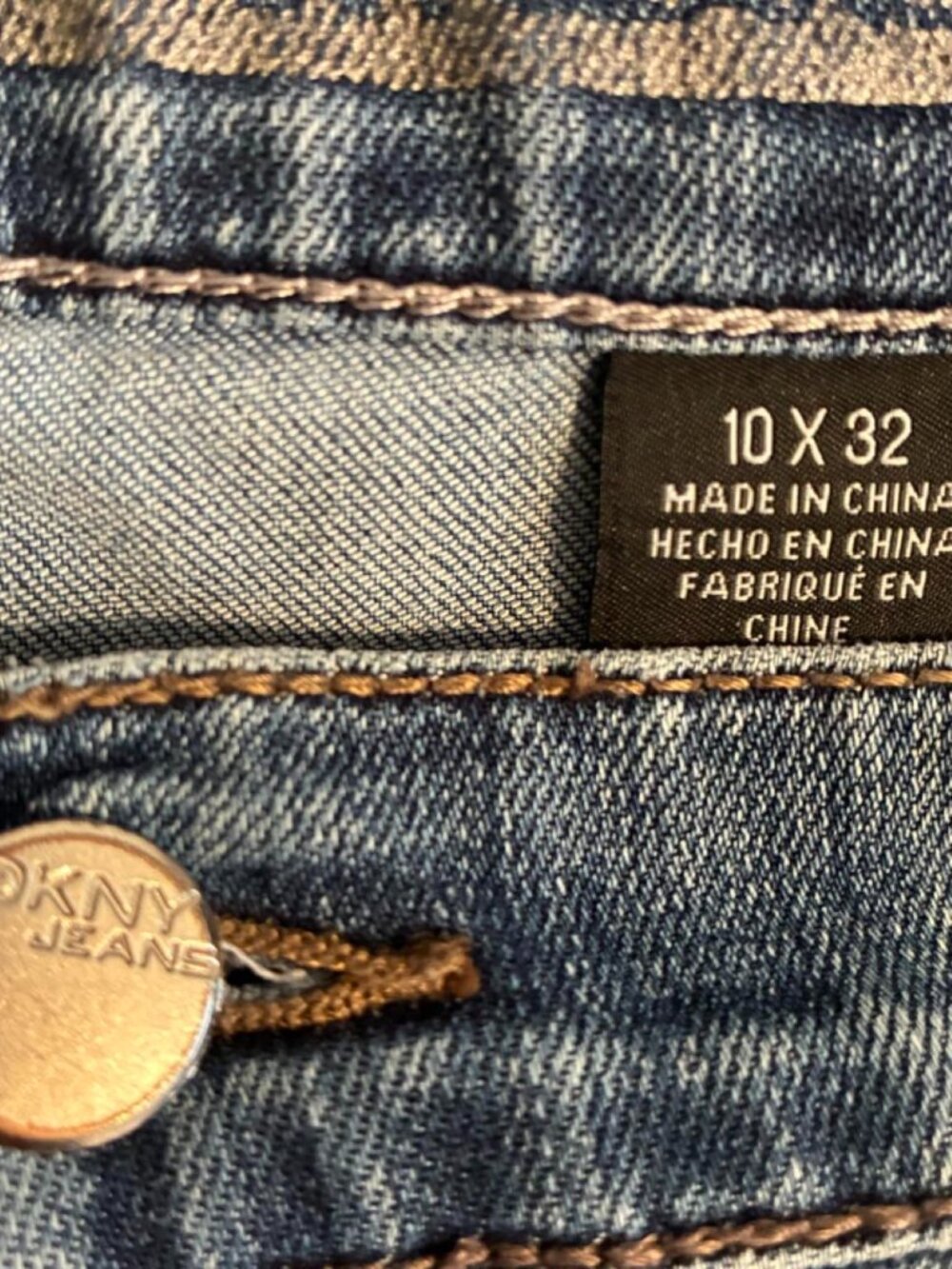 Donna Karan NY SOHO Straight Jeans, sz 10x32